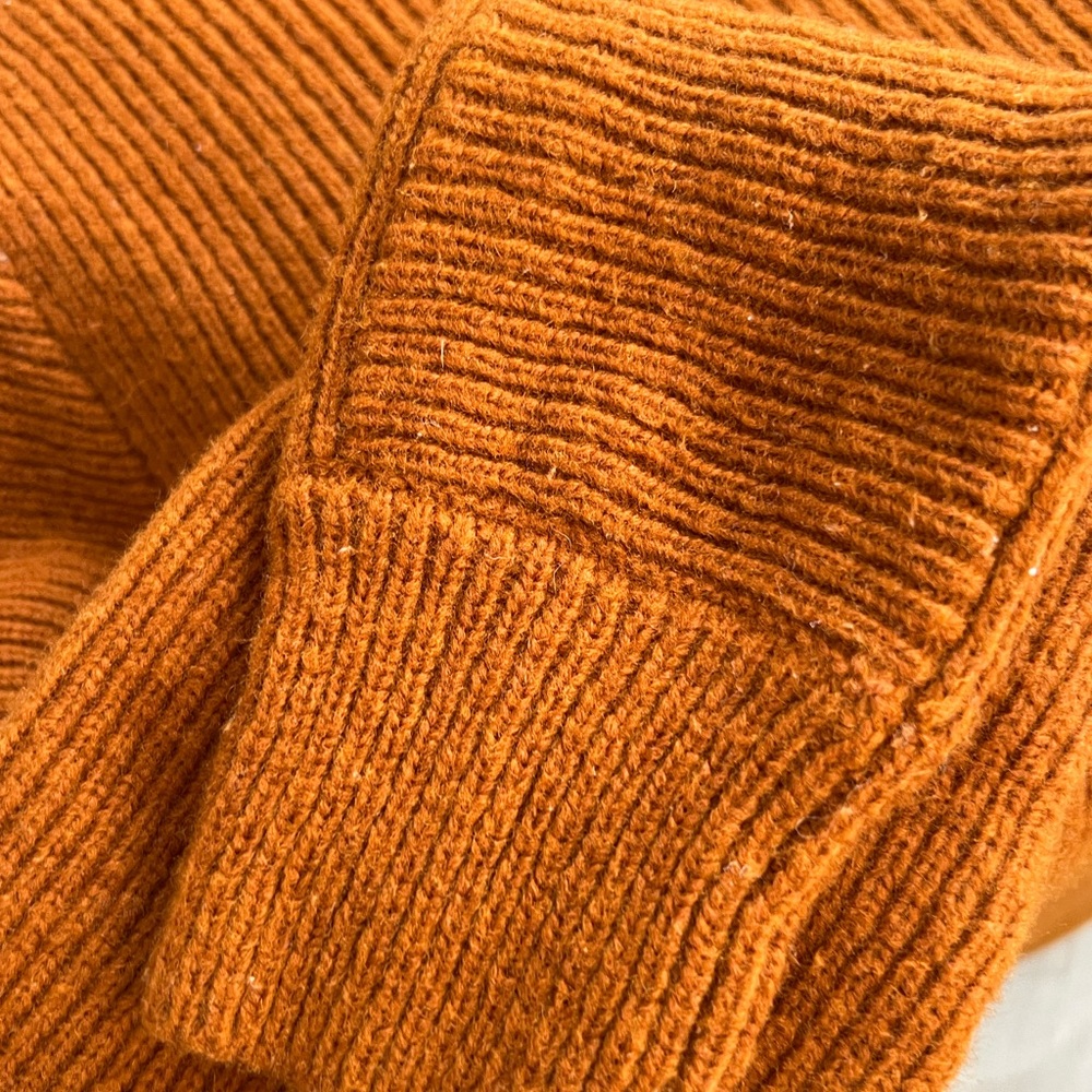 Scotch & Soda Burnt Orange Turtleneck Sweater Lg - Picture 7 of 10